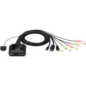 ATEN Превключвател KVM ATEN CS52DP, Дву портов USB-C DisplayPort (ATEN-CS52DP) - hits