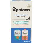 Applaws Fish Selection Bone Broth 4 x 85 g