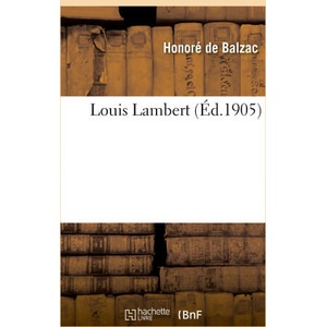 Louis Lambert | Honoré de Balzac (ISBN: 9782329602578)