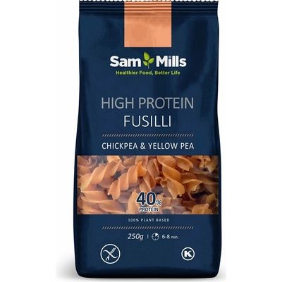 Sam Mills Fusilli vretená z cíceru a žltého hrachu 250 g