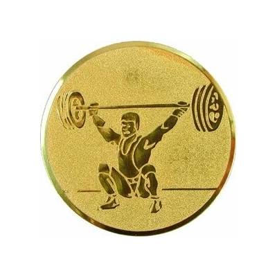 TROFEJE.sk Emblém 25mm 63 vzpieranie