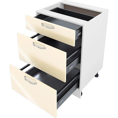 ИРИМ Долен кухненски шкаф Сити БФ-Бежово гланц-05-54 60 см