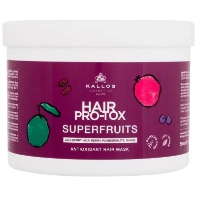 Kallos Hair Pro Tox Superfruits antioxidační maska na vlasy 500 ml