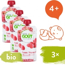 Good Gout Bio Jablko s malinou 3 x 120 g