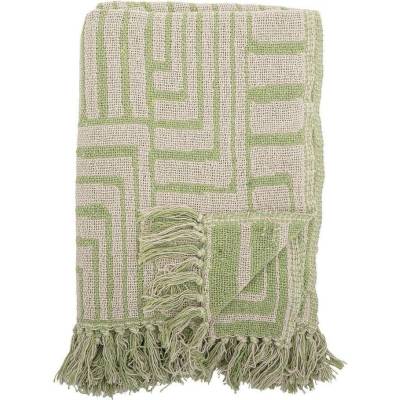 Bloomingville Velva deka zelená 130x150/130x160