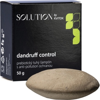 Kvitok Solution Prebiotický tuhý šampon s antipollution ochranou Dandruff Control (50 g)