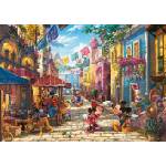 Schmidt Spiele - Puzzle Kinkade: Disney: Mickey & Minnie in Mexico - 6 000 piese