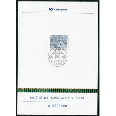 Česká pošta (2011) PLZ 2 - Pamětní list - Lidová architektura "A"