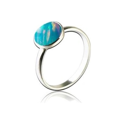 Nubis Stříbrný prsten s opálem NBP95 OP02