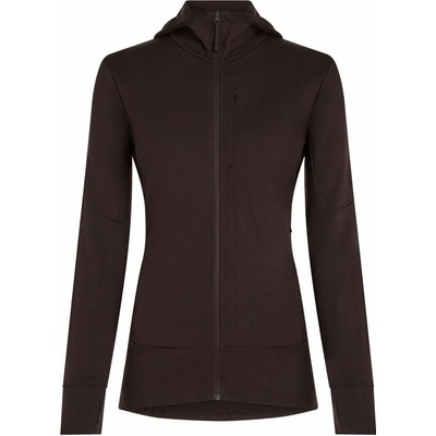Icebreaker Wmns Merino 260 Quantum IV LS Zip Hood Bittersweet
