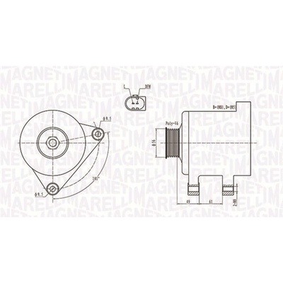 generátor MAGNETI MARELLI 063731782010