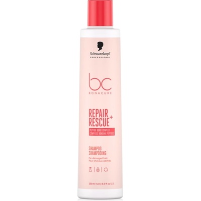 Schwarzkopf BC Bonacure Repair Rescue+ грижовен шампоан за увредена коса 250ml
