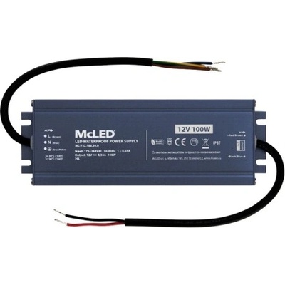 LED napájecí zdroj McLED 12VDC 8,33A 100W ML-732.106.39.0