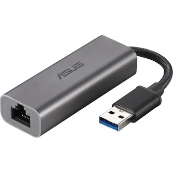 ASUS Мрежов адаптер ASUS USB-C2500 USB Type-A 2.5G Base-T Ethernet RJ45 (ASUS USB-C2500/2.5GBASE-T RJ45)