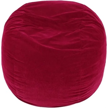 Image 1 of PUFRELAX Пуф барбарон, 400л. , Matusalem - Bloody Red, Перящ се калъф, Подходящ за деца, Пълнеж с микс от мемори пяна и дунапрен, Гама Diamond (PUF-M-M-PD-BLD)