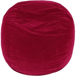 PUFRELAX Пуф барбарон, 400л. , Matusalem - Bloody Red, Перящ се калъф, Подходящ за деца, Пълнеж с микс от мемори пяна и дунапрен, Гама Diamond (PUF-M-M-PD-BLD) - topmall