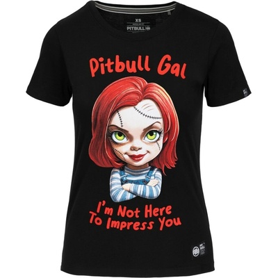 PitBull West Coast dámske tričko Sweetie black čierna