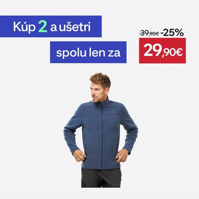 Quechua mikina MH100 modrá