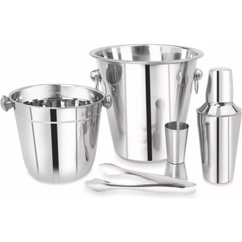 KINGHOFF Комплект за коктейли Kinghoff KH 1389, 4 части, Мерителна чашка, Щипки, Инокс (9999KH1389)
