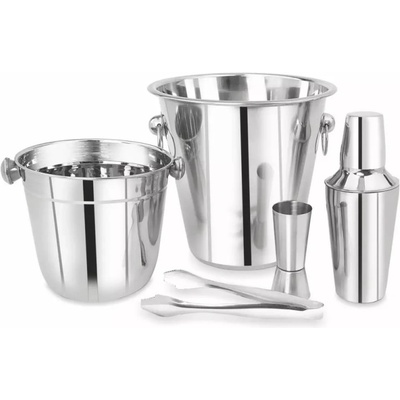 KINGHOFF Комплект за коктейли Kinghoff KH 1389, 4 части, Мерителна чашка, Щипки, Инокс (9999KH1389)