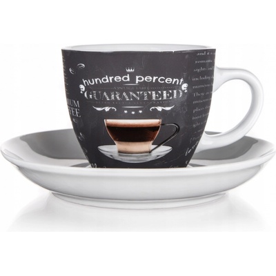 BANQUET MALÁ ŠÁLKA S PODŠÁLKOU NA ESPRESSO KÁVU HUNDRED PERCENT 190 ML
