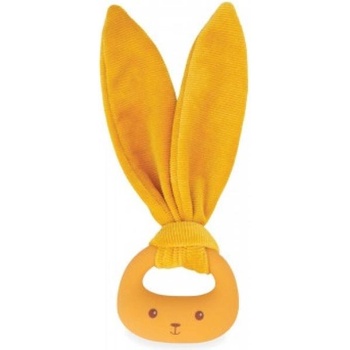 Kaloo Lapinoo Силиконова гризалка с връзващи уши охра