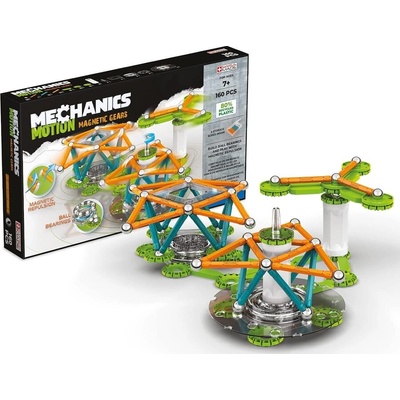 Geomag Магнитен конструктор, Geomag, Mechanics, Зъбни колела, 160 части