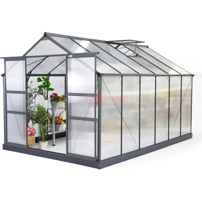 CoverTech Azalia Hliníkový 4 mm 3,1 x 4,9 x 2,2 m CT019 antracitová
