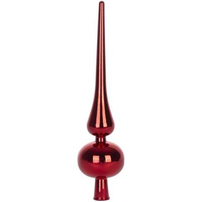MagicHome Ozdoba Vánoce 1 ks 25 cm špic červený na vánoční stromek ST8091082