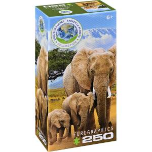 EUROGRAPHICS Пъзел Eurographics от 250 части - Слон (82515787)