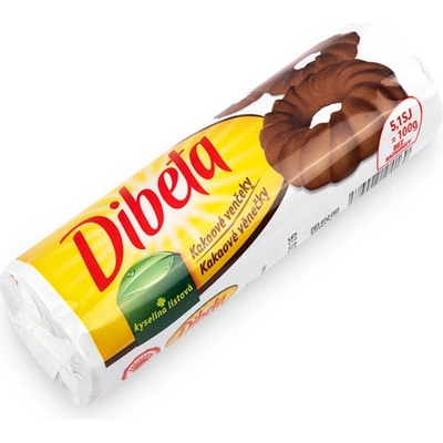 Pečivárne Liptovský Hrádok Diabeta Venčeky kakaové 100 g
