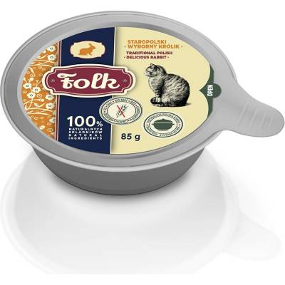 Folk Traditional Polish delicious rabbit 85 g