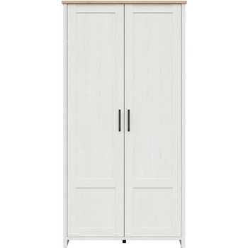 Image 1 of Black Red White Двукрилен гардероб loksa szf2d