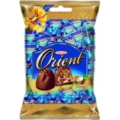 Elvan Tayas Orient Čokoládové pralinky s kokosovou náplní a křupinkami 1 kg