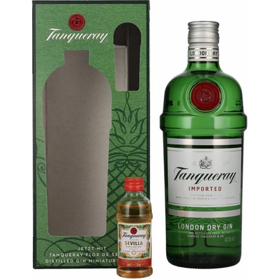 Tanqueray London Dry Gin Imported 47,3% 0,7 l + Tanqueray Sevilla Gin Mini 0,05 l (kartón)