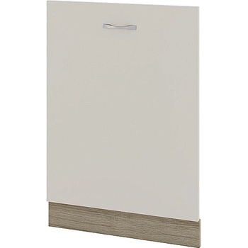 ИРИМ Врата с цокъл за вградена съдомиялна Сити АРС-39 дъб сонома арвен / сатен 60 см