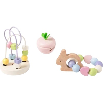 Classic World Бебешки дървен комплект Classic World - Сортер и дрънкалки (CW10030)