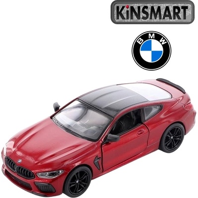 Kinsmart BMW M8 Competition Coupé červené 1:38