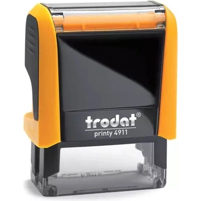 TRODAT Печат TRODAT Printy 4.0 4911 неоново оранжев корпус син тампон 4911-NN-KE (4911-NN-KE)