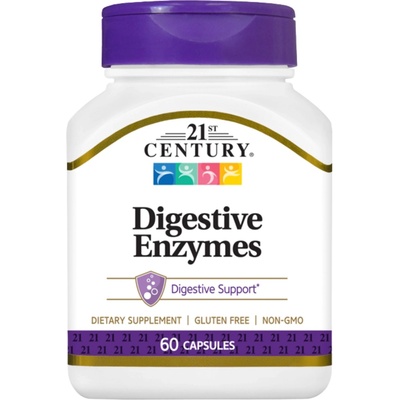 21st Century Digestive Enzymes, 60 капсули, 21st Century (9132)