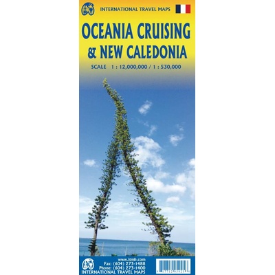 Oceania Cruising & New Caledonia - přehledová mapa