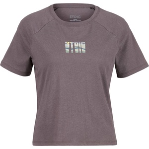 Stoic Дамска тениска Stoic Women's Hemp30 UtbySt. Crop Tee T-shirt - Dark Purple - размер XXL (916-6608-0216)