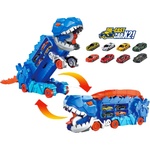 Babyhome Голям камион превозвач играчка Динозавър (T-Rex Transporter Car) с колички