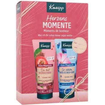 Kneipp Heartfelt Moments подаръчен комплект: Душ гел You Are Wonderful (Du Bist Wunderbar) 200 ml + душ гел So Nice That You Exist (So Schön, Dass Es Dich Gibt) 200 ml за жени