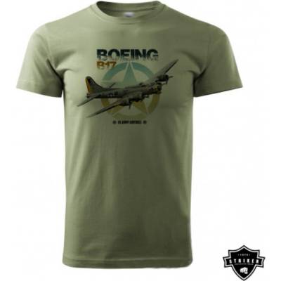 Tričko Striker Lietadlo Boeing B-17 olivové