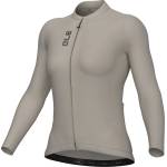 Alé Дамска фланелка с дълъг ръкав за колоездене Alé Women's Pragma Color Block L/S Jersey Cycling jersey - Stone (156-2371-0315)