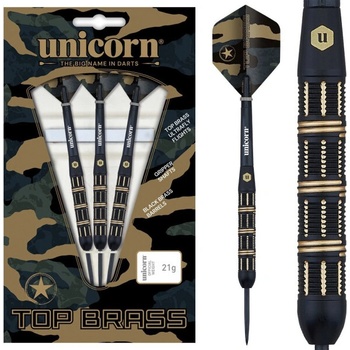 Steel Tip Unicorn Top Brass 3 21 g