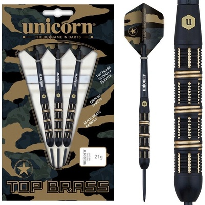 Steel Tip Unicorn Top Brass 3 21 g