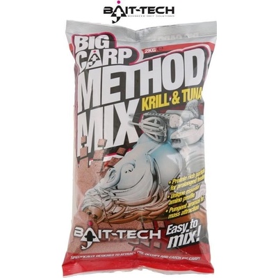 Bait-Tech Krmítková zmes Big Carp Method Mix Krill & Tuna 2kg