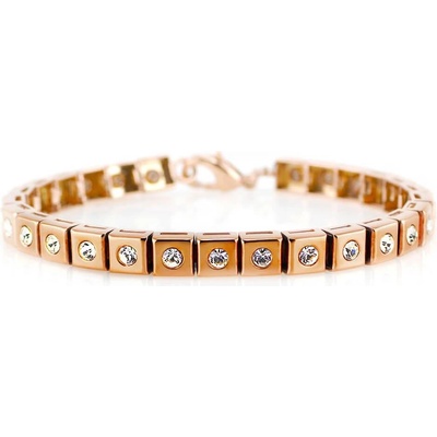 MPM ocelový z chirurgické oceli Bracelet 7957 Gold rose